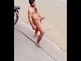 Pakistani Man Nude On Road